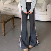 Jogginghose mit seitlichen Streifen und Schleife